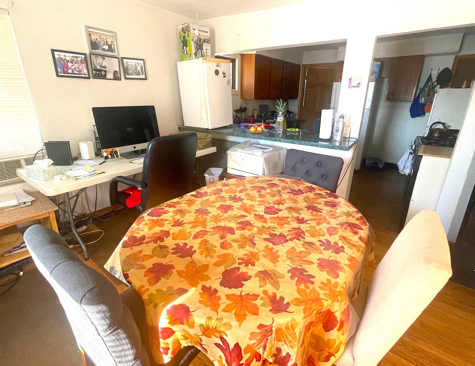 Dining and kitchen area of 854 Dane Street